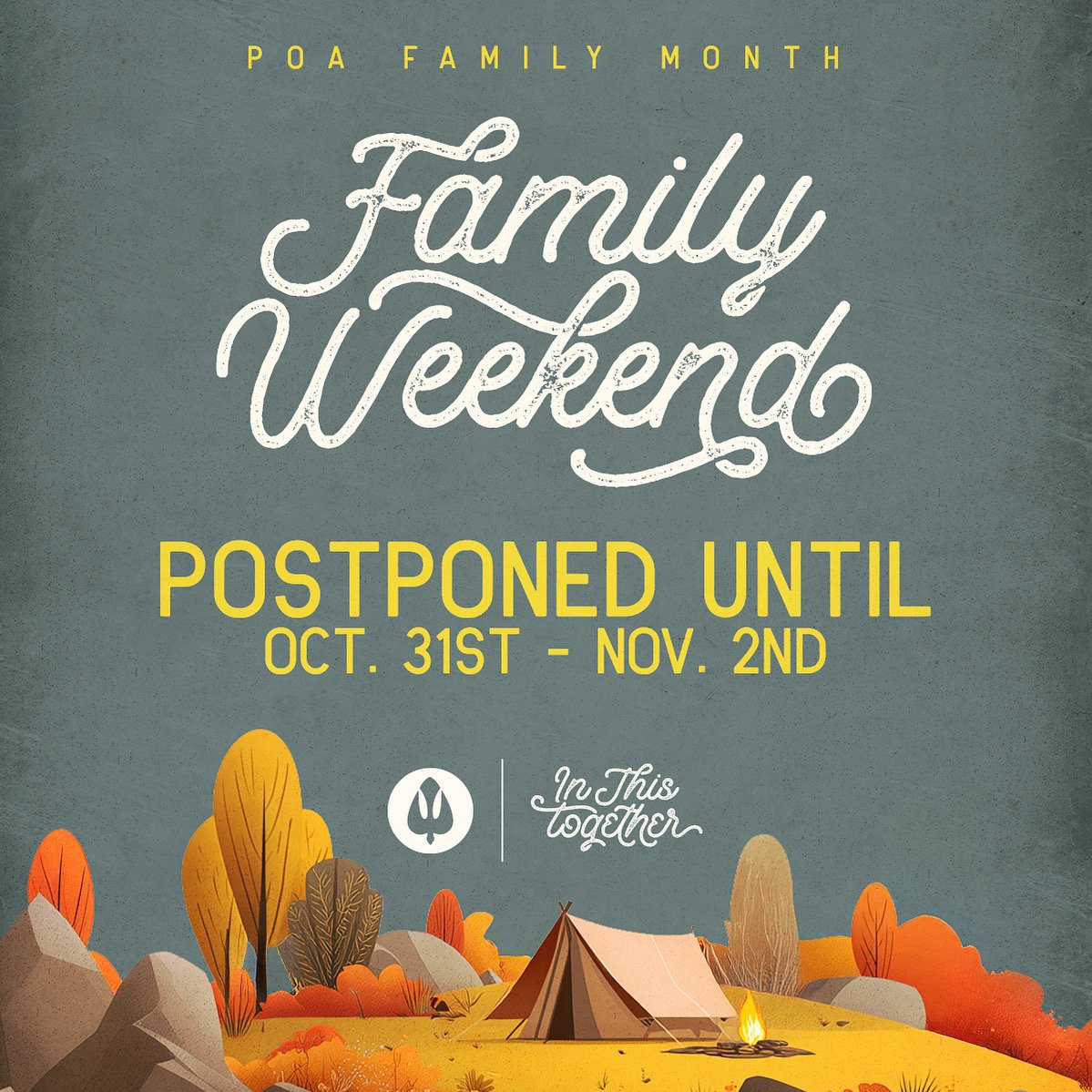 02 ++++Family Weekend POSTPONED Graphic