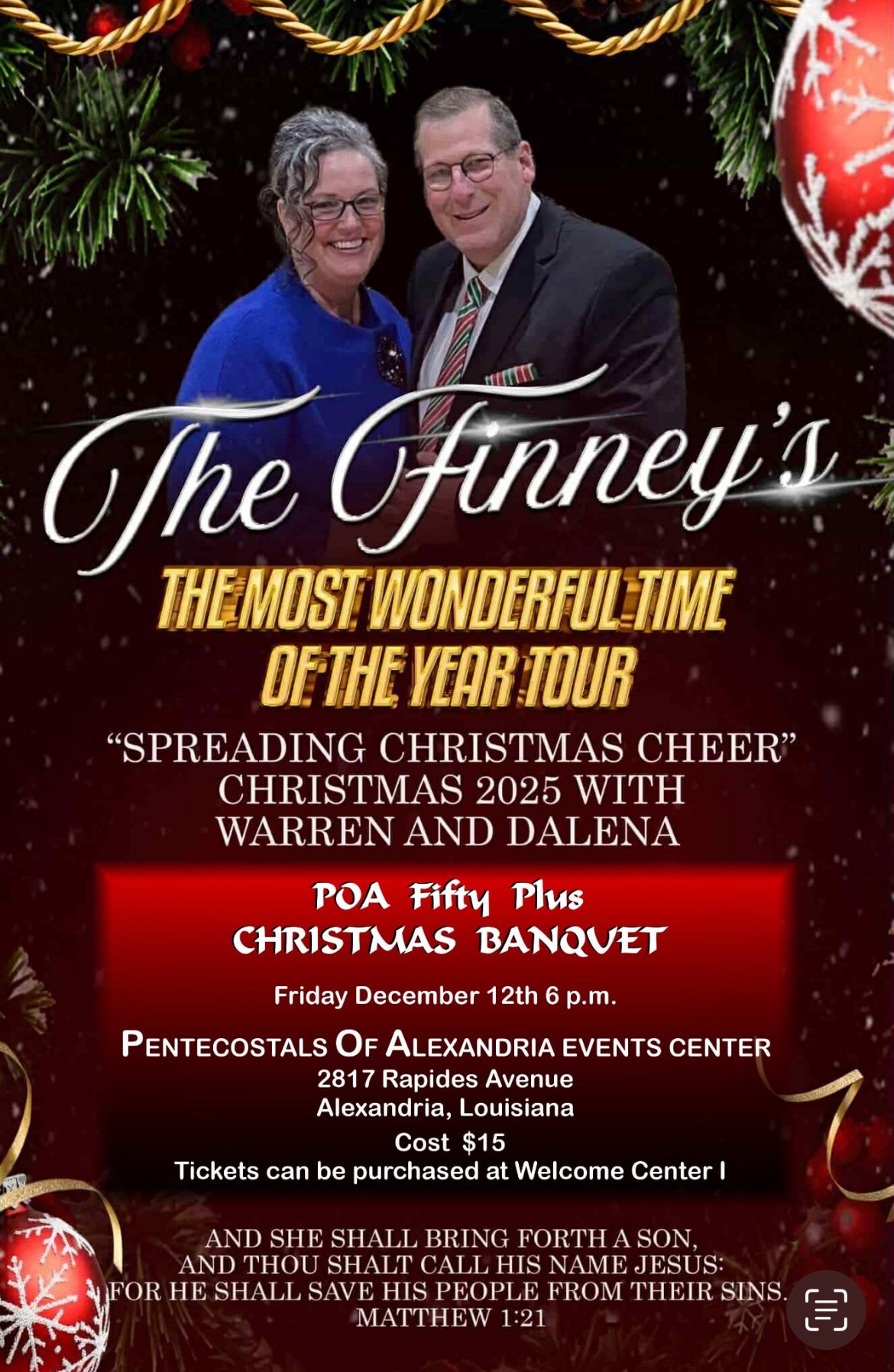 12 ++++ Fifty Plus Christmas Banquet